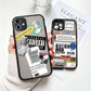 Aesthetic Collage Label iPhone Case CaseDropp