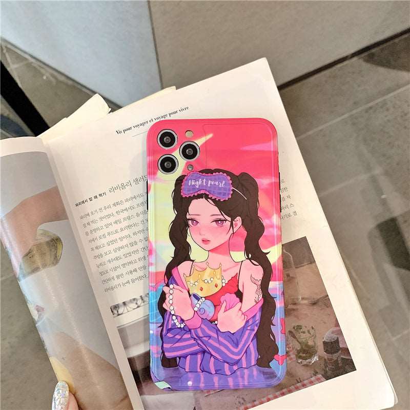 Cute Queen Night Pearl iPhone Case CaseDropp