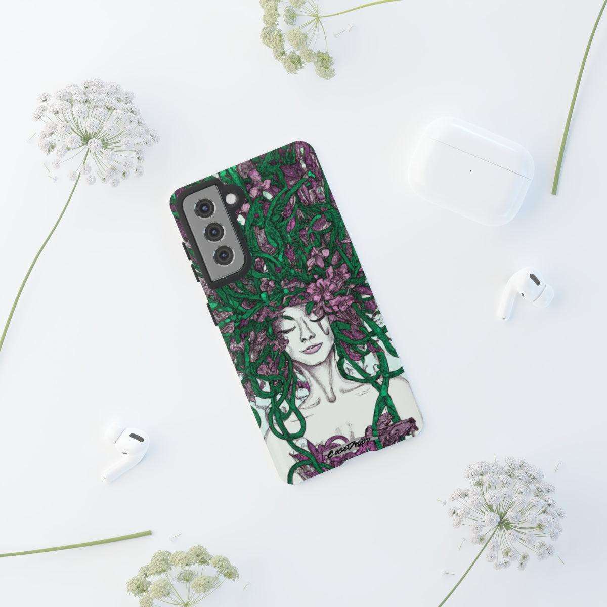 Flower Bed Hair - Tough iPhone / Samsung Case CaseDropp