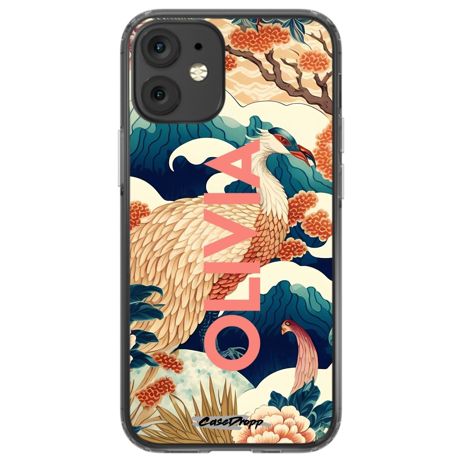 Flowing Elegance - Custom Personalized - iPhone Case CaseDropp