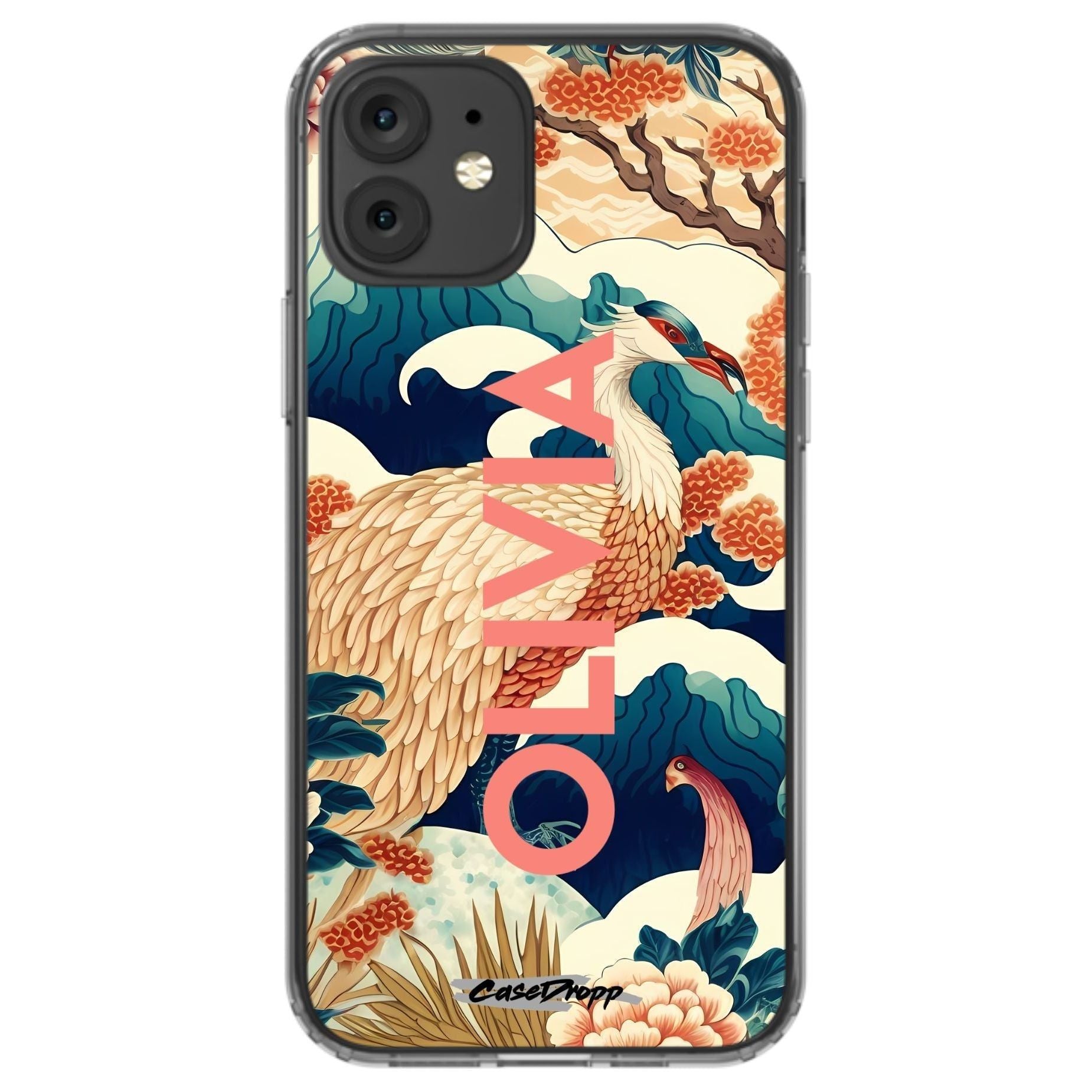 Flowing Elegance - Custom Personalized - iPhone Case CaseDropp