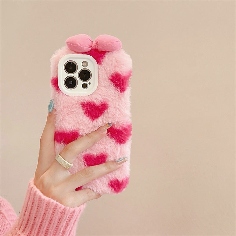 Fluffy Heart iPhone Case CaseDropp