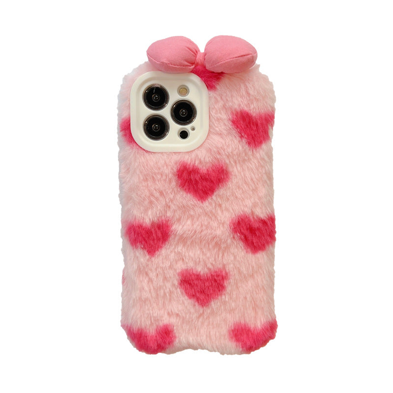 Fluffy Heart iPhone Case CaseDropp