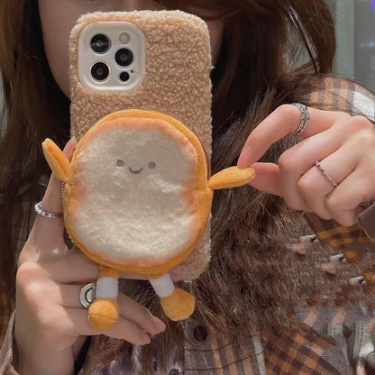 Fluffy Toast Purse iPhone Case CaseDropp