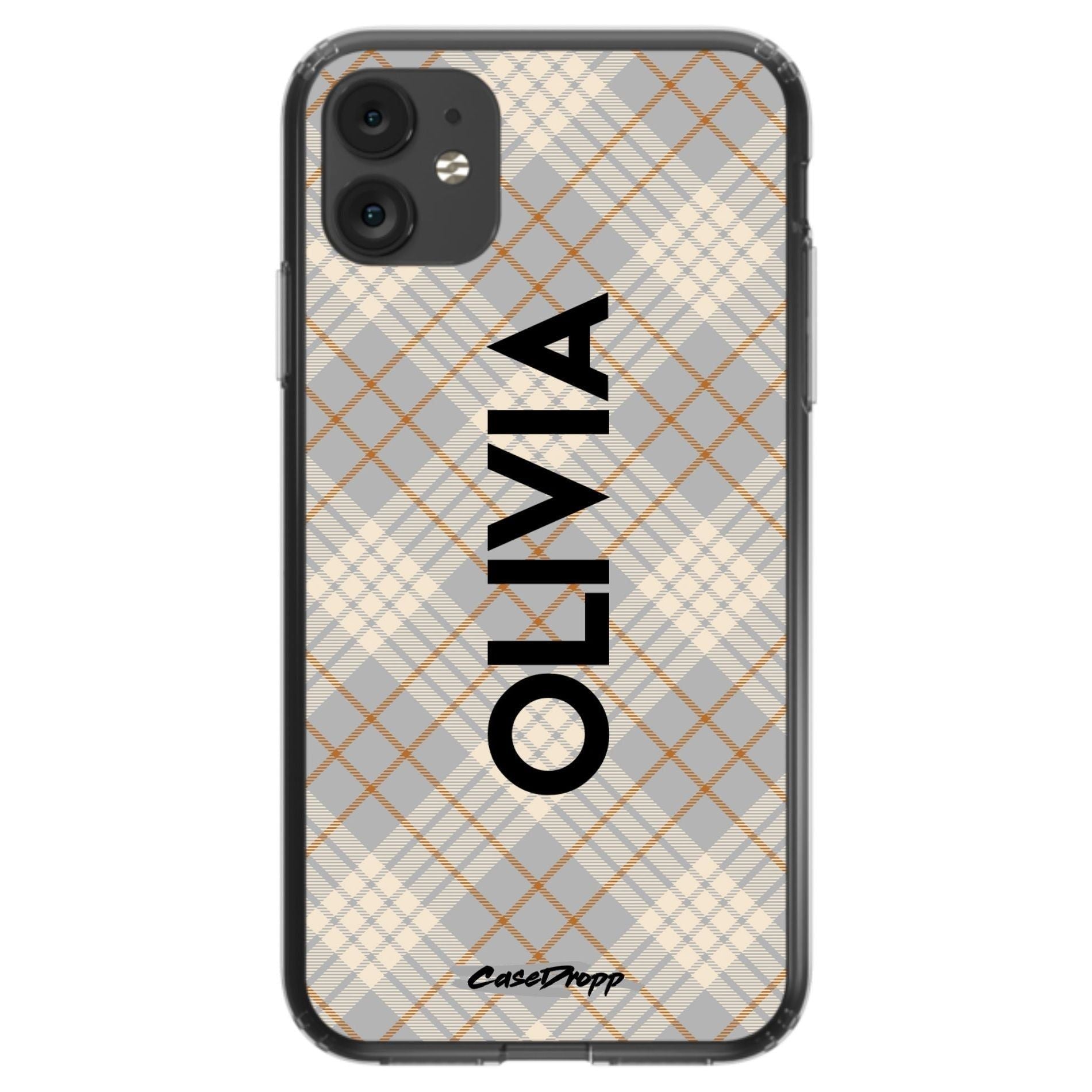 Groovy Tartan - Custom Personalized - iPhone Case CaseDropp