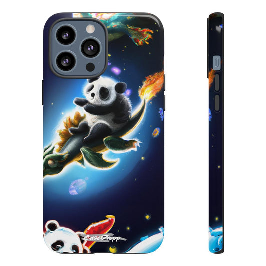 Panda on a Dragon - Tough iPhone / Samsung Case CaseDropp