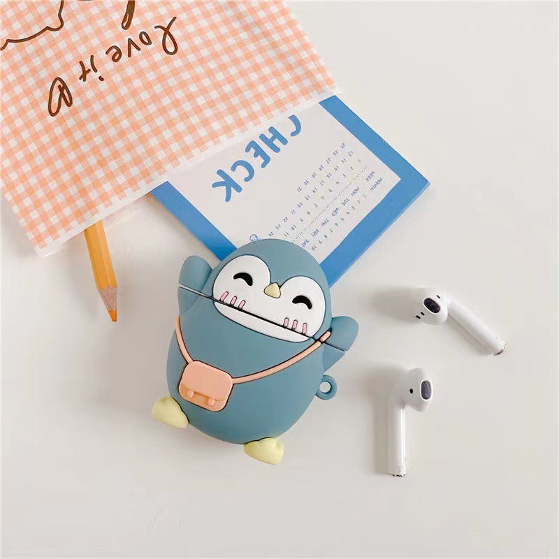 Penguin With Slingbag AirPods Case CaseDropp