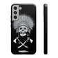 Skull Warrior Black Edition - Tough Samsung Case CaseDropp
