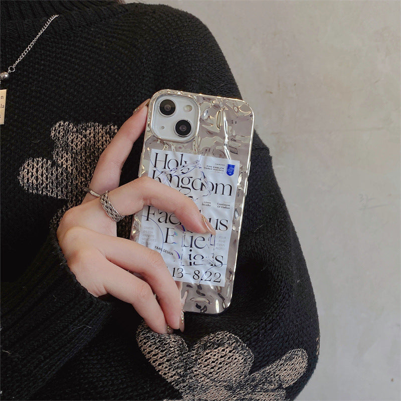 Trippy Wrinkled Tin Foil iPhone Case CaseDropp