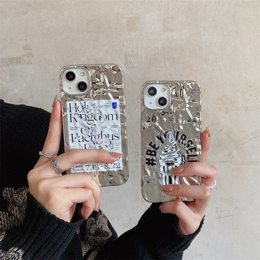 Trippy Wrinkled Tin Foil iPhone Case CaseDropp