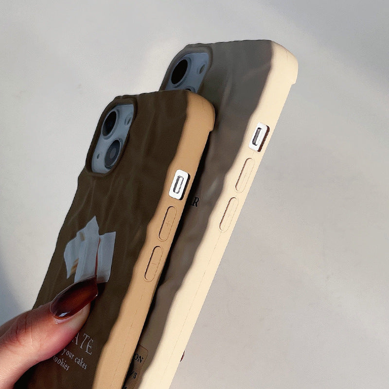 Wrinkled Chocolate iPhone Case CaseDropp